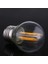 Geldi 6 Watt Mini Top Ampul LED Filament G45 Şeffaf Cam Rustik Ampul E27 Duy 3000K Gün Işığı 10 Adet 5