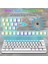 Trol Blue Switch Mini Rgb Oyun Klavyesi Gaming Mekanik 62 Tuşlu 18 Rgb LED USB Tip-C Kablosu Beyaz 3