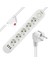 Korumalı Priz, 5'li Çoklu Priz, 3 Usb, 1.5 mt Kablo, Anahtarlı Grup Priz, USB Li Priz, Isıya Dayanıklı, 3000 Watt Gücünde 1
