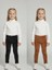 2li Kız Çocuk Fitilli Kadife Tayt - Rahat Kışlık Esnek Leggings 1