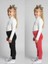 2li Kız Çocuk Fitilli Kadife Tayt - Rahat Kışlık Esnek Leggings 2