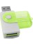 Için USB Sd Kart Okuyucu, Micro Sd Karttan USB Adaptörüne, Kamera Için Ms Duo/micro Ms Kart Okuyucu Hafıza Kartı Okuyucu, Pc/dizüstü Bilgisayar Için Kart Okuyucu Yeşil 5