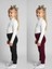 2li Kız Çocuk Fitilli Kadife Tayt - Rahat Kışlık Esnek Leggings 2