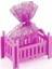 Bebek Mevlüt Şekeri 12 Adet Birden - Pembe Beşik (601601) 1