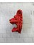 Buğz Dekoratif Asılabilir Aslan Başı 3D Duvar Heykeli Gold Red 20X21 cm 5