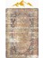 Eskitme Desenli Dijital Baskı Kaymaz Taban Halı H1079 3