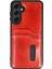 Samsung Galaxy A55 5g Kılıf Sara Kartvizitli Deri Kılıf - KIRMIZI-(5796) - TG0012-2R8U16 2