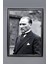 Atatürk Portresi Dijital Baskılı Kadife Kumaş Çerçeveli Tablo TBL0041 1