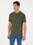 Erkek Haki Regular Fit %100 Pamuk Bisiklet Yaka Basic T-shirt 50319801-VR027 10