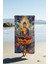 Dijital Baskı Plaj Deniz Havlusu Modern Desenli Peştamal (80X160 Cm) HVL0062 1