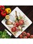 Cam Kesme Tahtası ve Sunumluk Kare Kitchenware Desenli 30 x 30 cm 3