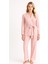 Kadın Premium Sabahlık Pijama Takımı – Ince Biyeli Şık 2’li Set 1