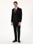 Erkek Siyah Slim Fit %100 Yün Mikro Desenli Takım Elbise 50316395-VR046 8