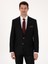 Erkek Siyah Slim Fit %100 Yün Mikro Desenli Takım Elbise 50316395-VR046 10