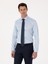 Erkek Açık Mavi Slim Fit %100 Pamuk Yarım İtalyan Yaka Klasik Gömlek 50318216-VR003 10
