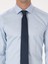 Erkek Açık Mavi Slim Fit %100 Pamuk Yarım İtalyan Yaka Klasik Gömlek 50318216-VR003 13
