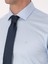 Erkek Açık Mavi Slim Fit %100 Pamuk Yarım İtalyan Yaka Klasik Gömlek 50318216-VR003 14
