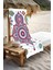 Dijital Baskı Plaj Deniz Havlusu Mandala Desenli Peştamal HVL0150 3