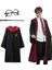 Sptrns Harry Potter Gryffindor Kapişonlu Çocuk Kostüm + Asa + Gözlük Seti 7-8 Yaş 1
