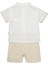 Dokuma Şort 2li Takım (Cool And Stylısh) Bej 2