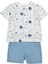 Tencel Şort 2li Takım (Outsıde The World) Mavi 1