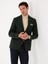 Erkek Haki Slim Fit Yün Karışımlı Mikro Desenli Ceket 50310771-VR027 8