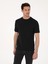 Erkek Siyah Regular Fit %100 Pamuk Bisiklet Yaka Basic T-shirt 50319801-VR046 10