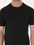 Erkek Siyah Regular Fit %100 Pamuk Bisiklet Yaka Basic T-shirt 50319801-VR046 13