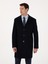 Erkek Lacivert Slim Fit %100 Kaşmir Palto 50314889-VR033 10
