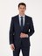 Erkek Lacivert Slim Fit Yün Karışımlı Mikro Desenli Klasik Ceket 50310061-VR033 8