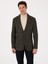 Erkek Haki Slim Fit Yün Karışımlı Spor Ceket 50272700-VR027 8