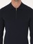 Erkek Lacivert Regular Fit Yün Karışımlı Fermuarlı Polo Yaka Basic Triko Kazak 50318901-VR033 13