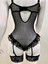 Afrodit Siyah Sexy Jartiyer Takım -1050 4
