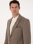 Erkek Camel Slim Fit Yün Karışımlı Mikro Desenli Klasik Ceket 50310061-VR015 9