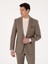 Erkek Camel Slim Fit Yün Karışımlı Mikro Desenli Klasik Ceket 50310061-VR015 10