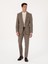 Erkek Camel Slim Fit Yün Karışımlı Mikro Desenli Klasik Ceket 50310061-VR015 11