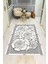 Modern Desenli Dijital Baskı Kaymaz Taban Halı H1103 1