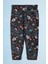 Roket Desenli Bisiklet Yaka Polar Unisex Çocuk Pijama Takımı 7
