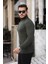 Erkek Slim Fit Dar Kesim Balıkçı Yaka Triko Kazak 2
