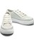 Kadın Yüksek Taban Rahat Şık Günlük Spor Ayakkabı Beyaz Renk 5