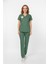Unisex Ameliyat Yeşil Scrubs Üniforma Takım Frosty Spruce (Sağlık Bakanlığı Yeni Yönetmeliğe Uygun) 2