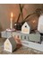Çukur Ev Şeklinde Tealight Mumluk 2’li 10-8 cm 1