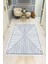 Modern Desenli Dijital Baskı Kaymaz Taban Halı H1090 1