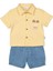 Tencel Şort 2li Takım (Colored Lınes) Sarı 1