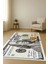Modern Dolar Desen Dijital Baskı Kaymaz Taban Halı H0167 2