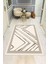 Modern Desenli Dijital Baskı Kaymaz Taban Halı H1093 1