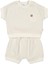 Müslin Şort 2li Takım (Hello) Koyu Ekru 1