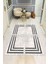 Modern Desenli Dijital Baskı Kaymaz Taban Halı H1045 1