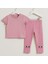 Basic Pembe Kız Bebek Tayt Takım 1