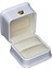 Deri Yüzük Kutusu Beyaz 2